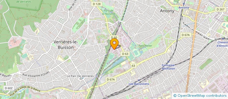 localisation de l'entreprise IMMOBILIERE KATHREIN FRANCE à VERRIERES-LE-BUISSON