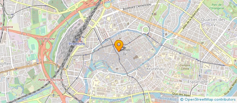 localisation de l'entreprise IMMOBILIERE KLEBER à STRASBOURG