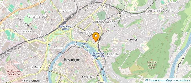 localisation de l'entreprise IMMOBILIERE KLEINHANS à BESANCON