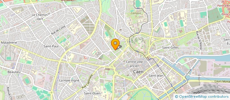 localisation de l'entreprise IMMOBILIERE KOENIG à CAEN
