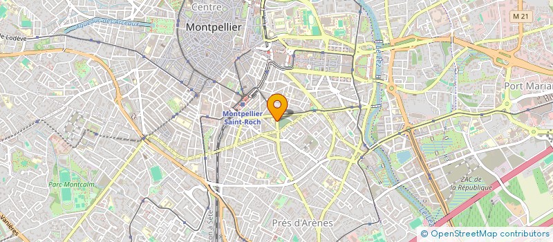 localisation de l'entreprise IMMOBILIERE KONCEPT  MONTPELLIER