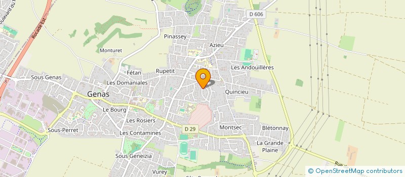 localisation de l'entreprise IMMOBILIERE KUHN  GENAS