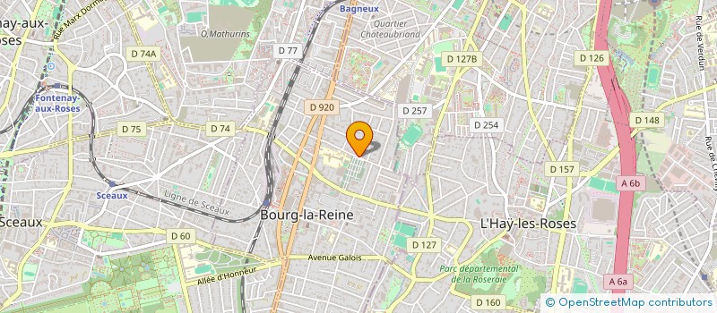 localisation de l'entreprise IMMOBILIERE LA BAILLEE à BOURG-LA-REINE