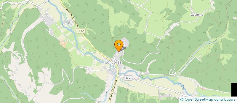 localisation de l'entreprise IMMOBILIERE LA CROIX BLANCHE  CONCORES