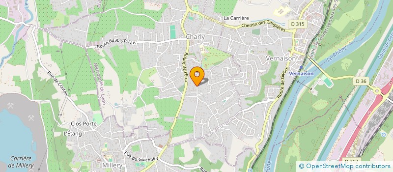 localisation de l'entreprise IMMOBILIERE LAGNAU  CHARLY