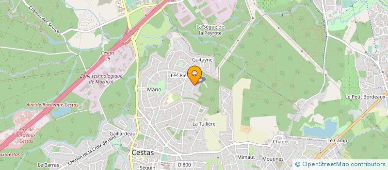 localisation de l'entreprise IMMOBILIERE LAMOULIE à CESTAS