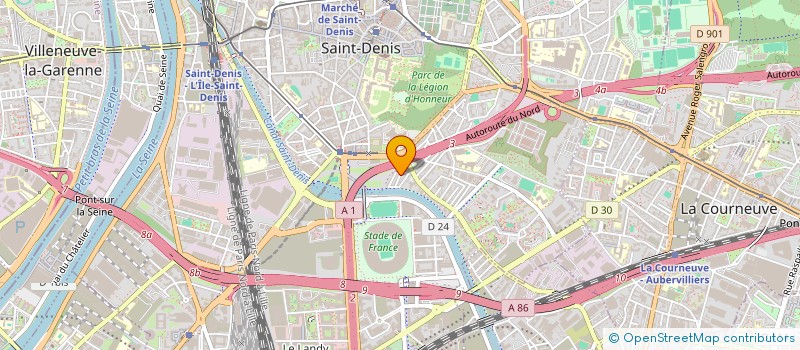 localisation de l'entreprise IMMOBILIERE LARFI à SAINT-DENIS