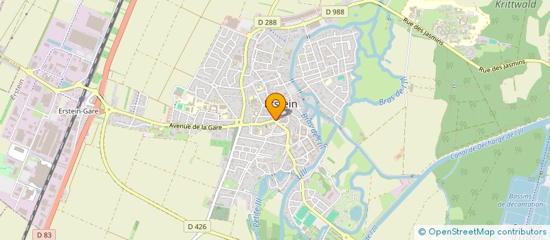 localisation de l'entreprise IMMOBILIERE LAURENCE ENGOUANG  ERSTEIN