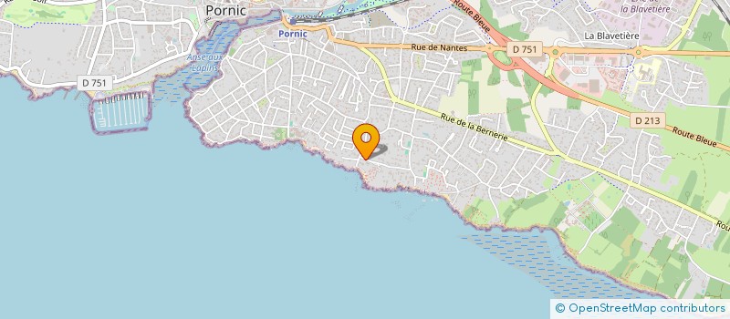 localisation de l'entreprise IMMOBILIERE LAURENT  PORNIC