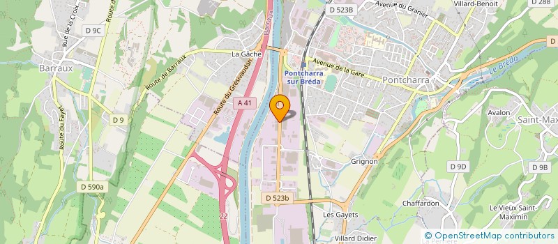 localisation de l'entreprise IMMOBILIERE LE CASACCE FRANCE  PONTCHARRA