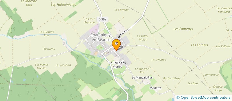 localisation de l'entreprise IMMOBILIERE LE CHEMIN VERT  AVERDON