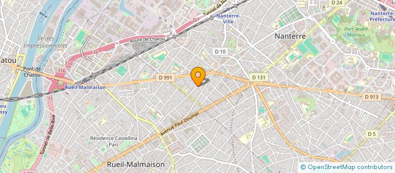 localisation de l'entreprise IMMOBILIERE LE CLOS SAINT ANGE  NANTERRE