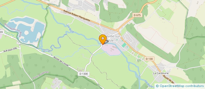 localisation de l'entreprise IMMOBILIERE LE FOLL  CORNEVILLE-SUR-RISLE