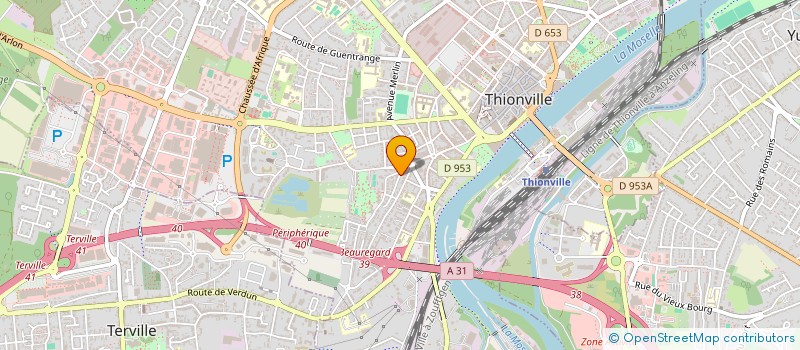 localisation de l'entreprise IMMOBILIERE LE GOELAND à THIONVILLE