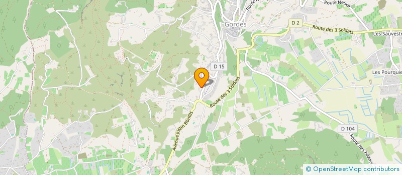 localisation de l'entreprise IMMOBILIERE LE GORDOS  GORDES