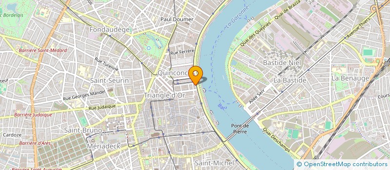 localisation de l'entreprise IMMOBILIERE LE PHARE D ANGLET  BORDEAUX