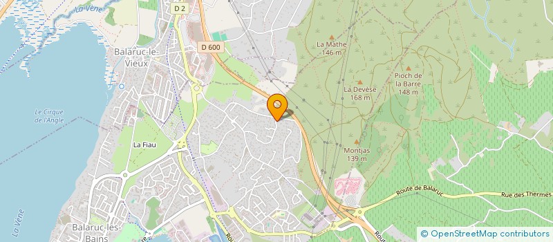 localisation de l'entreprise IMMOBILIERE LEA  BALARUC-LES-BAINS