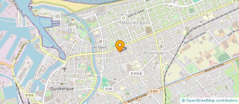 localisation de l'entreprise IMMOBILIERE LECA à DUNKERQUE