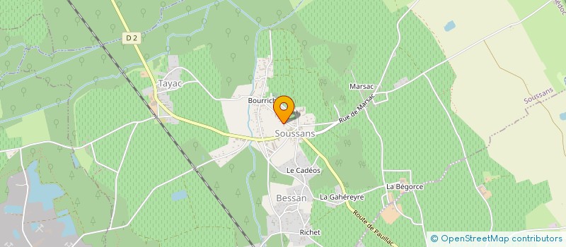 localisation de l'entreprise IMMOBILIERE LEMONNIER  ARCINS