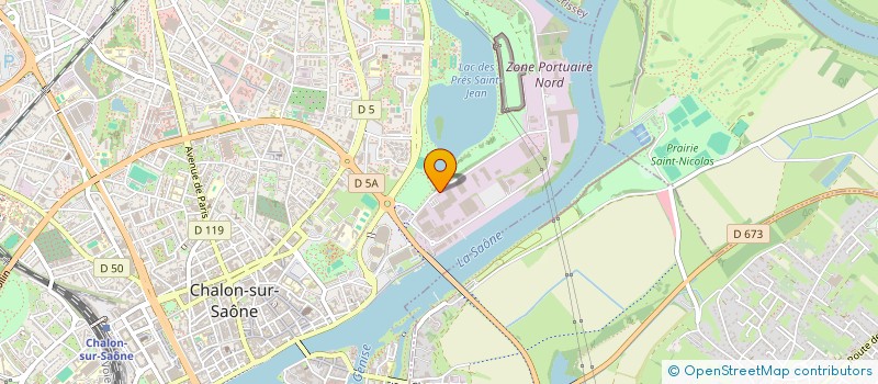 localisation de l'entreprise IMMOBILIERE LEREL à CHALON-SUR-SAONE