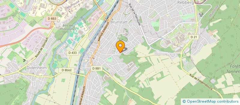 localisation de l'entreprise IMMOBILIERE LES BUISSONS  BRUNSTATT-DIDENHEIM