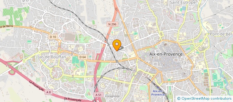 localisation de l'entreprise IMMOBILIERE LGC à AIX-EN-PROVENCE