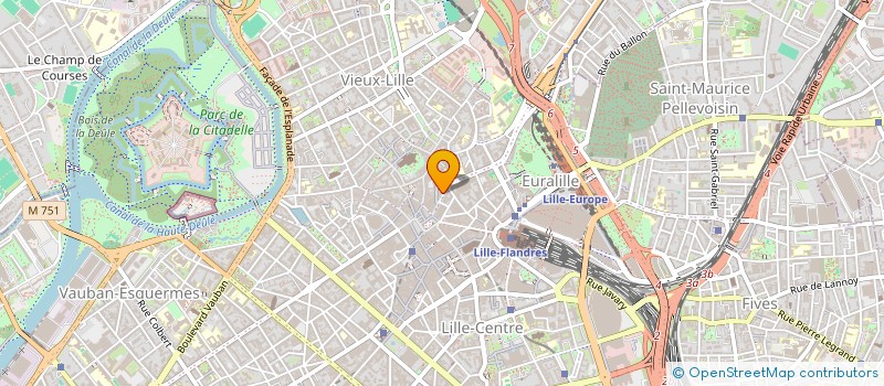 localisation de l'entreprise IMMOBILIERE LILLE METROPOLE à LILLE