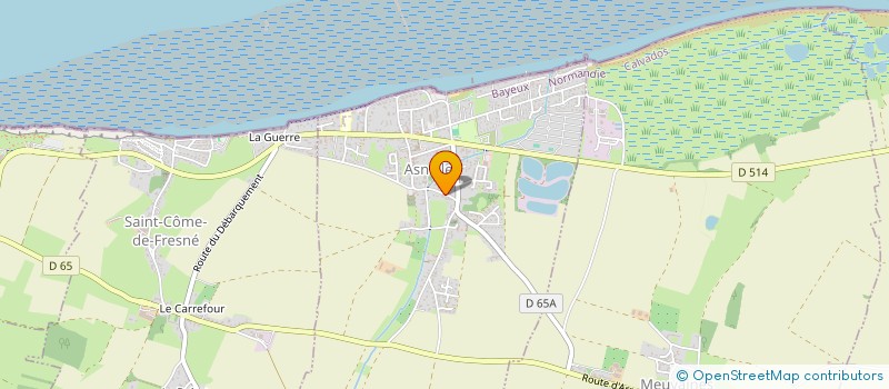 localisation de l'entreprise IMMOBILIERE LMC  ASNELLES