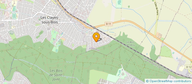 localisation de l'entreprise IMMOBILIERE LNTC VITAL  VILLEPREUX