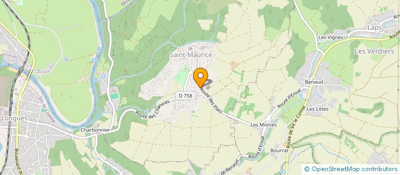 localisation de l'entreprise IMMOBILIERE LO&AL  SAINT-MAURICE