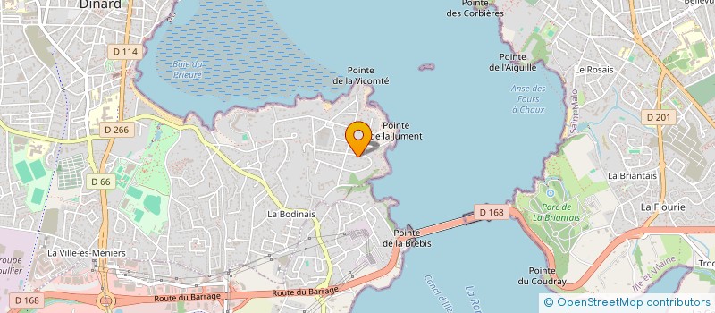 localisation de l'entreprise IMMOBILIERE LONGCHAMP  DINARD