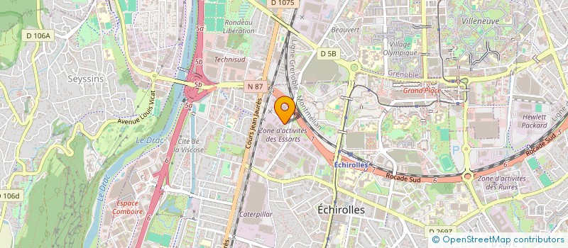 localisation de l'entreprise IMMOBILIERE LUMIFORTE EMEA SAS  ECHIROLLES