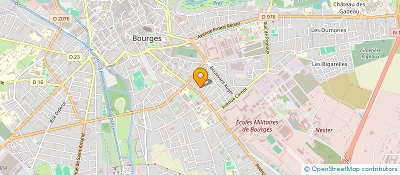 localisation de l'entreprise IMMOBILIERE M2L LALLIER  BOURGES