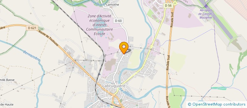 localisation de l'entreprise IMMOBILIERE MAGNA GAILLARD  LABRUGUIERE