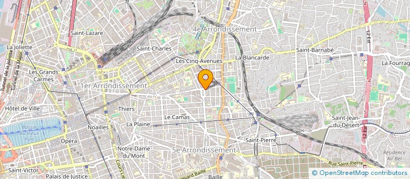 localisation de l'entreprise IMMOBILIERE MAGUI à MARSEILLE