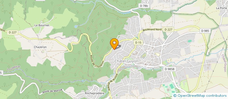 localisation de l'entreprise IMMOBILIERE MARANGI  CHATEL-GUYON