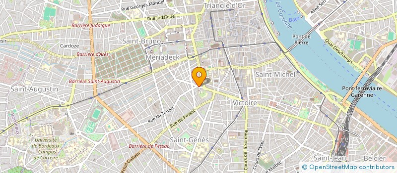 localisation de l'entreprise IMMOBILIERE MARENGO  BORDEAUX