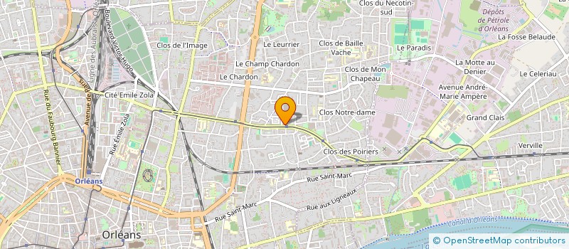 localisation de l'entreprise IMMOBILIERE MARIE STUART à ORLEANS
