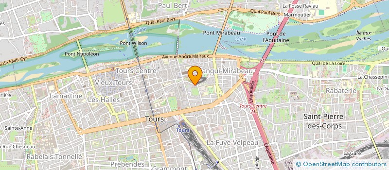 localisation de l'entreprise IMMOBILIERE MARTIN DUPONT  TOURS