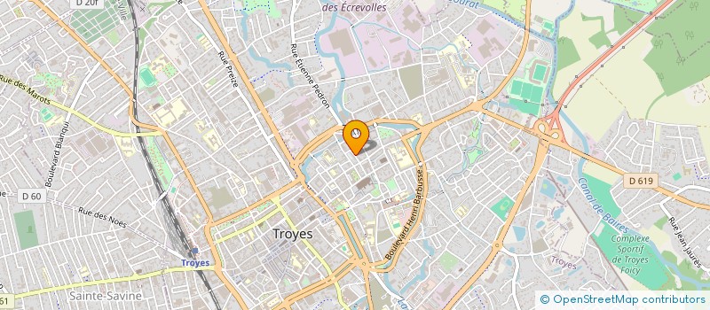 localisation de l'entreprise IMMOBILIERE MATELI à TROYES
