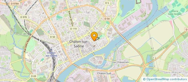 localisation de l'entreprise IMMOBILIERE MATHIAS  CHALON-SUR-SAONE