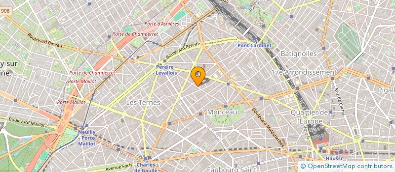 localisation de l'entreprise IMMOBILIERE MONCEAU INVESTISSEMENT  PARIS