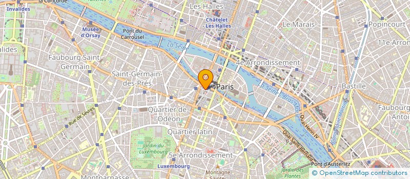 localisation de l'entreprise IMMOBILIERE MONT-BLANC  PARIS