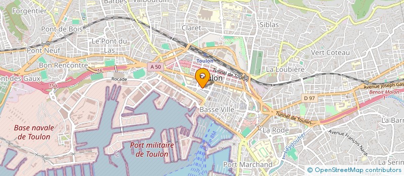 localisation de l'entreprise IMMOBILIERE MONTAGE CONSEIL COMMERC.  TOULON