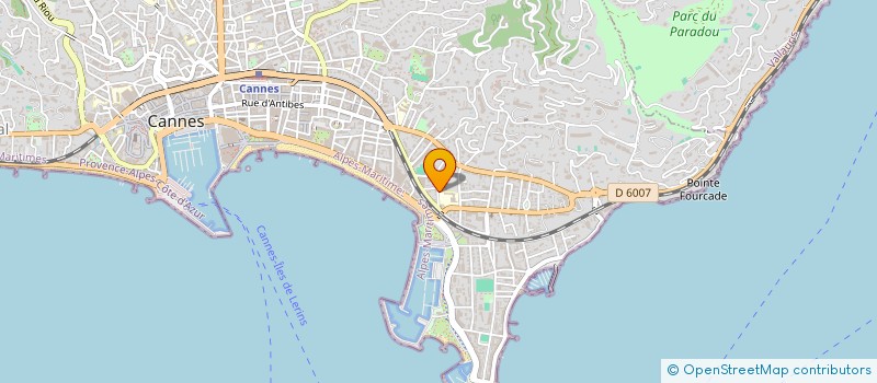 localisation de l'entreprise IMMOBILIERE MOUTH  CANNES