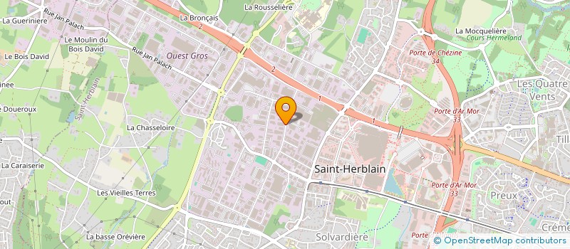 localisation de l'entreprise IMMOBILIERE MTB  SAINT-HERBLAIN