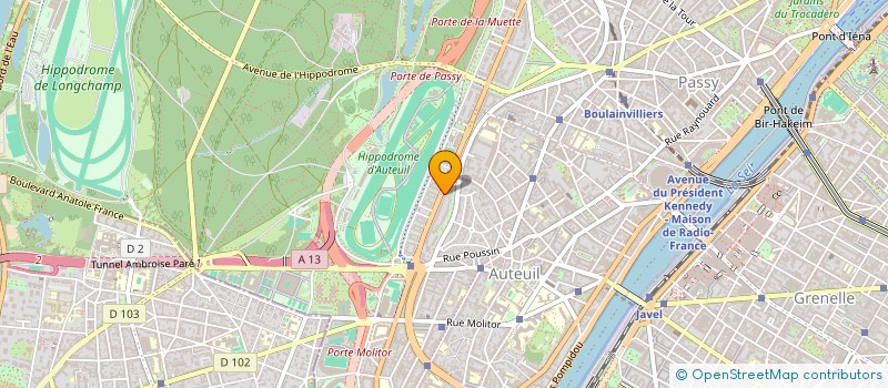 localisation de l'entreprise IMMOBILIERE MYREI  PARIS