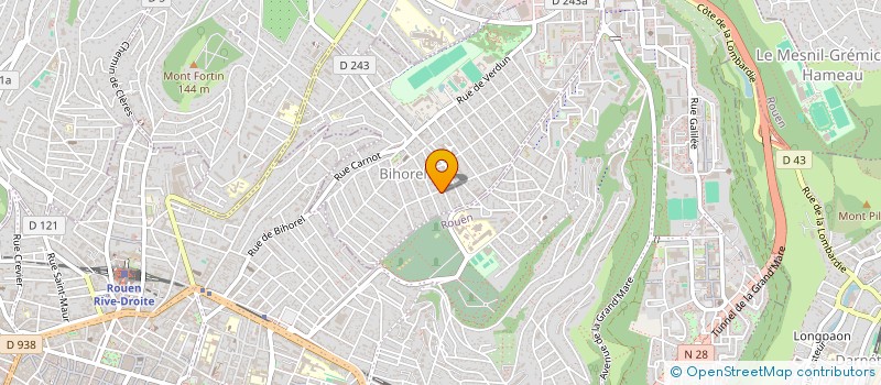 localisation de l'entreprise IMMOBILIERE NECA  BIHOREL