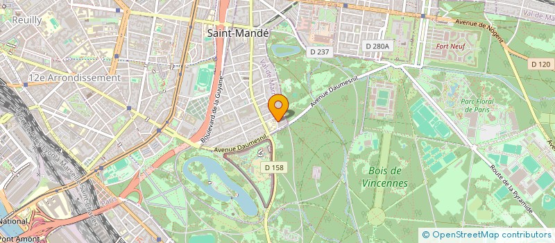 localisation de l'entreprise IMMOBILIERE NOISY LE GRAND à SAINT-MANDE