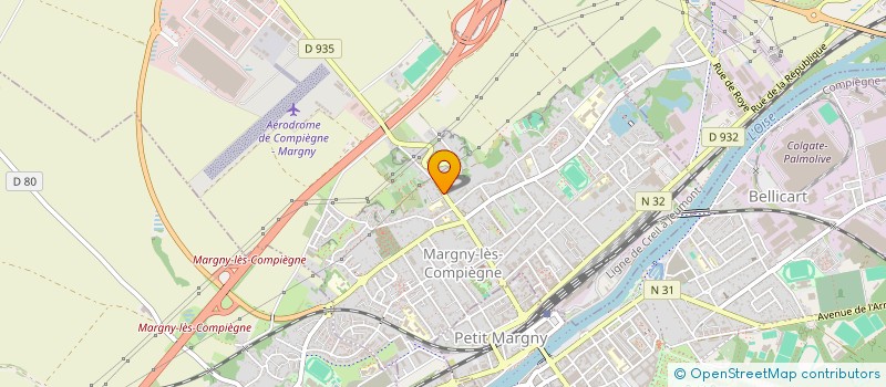 localisation de l'entreprise IMMOBILIERE NORET  MARGNY-LES-COMPIEGNE